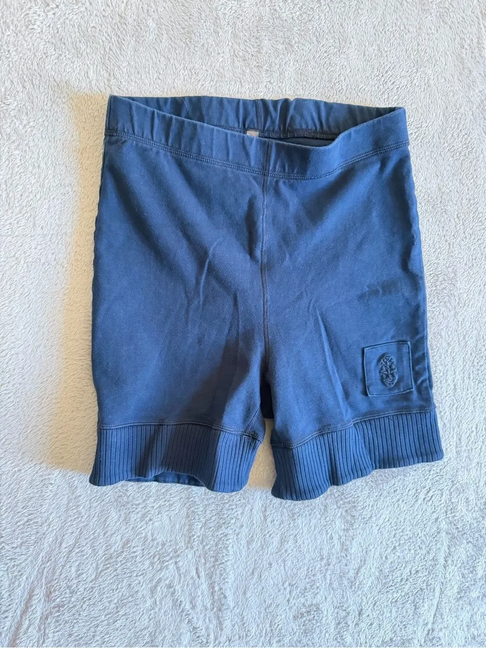 FP Movement by Free People Dark Navy High-Waist Bike Shorts with Side Pocket